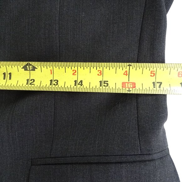 Suitsupply Zignone Napoli 2-Button Wool Suit Jacket Grey Regular Fit Men Size 46 - Picture 10 of 12